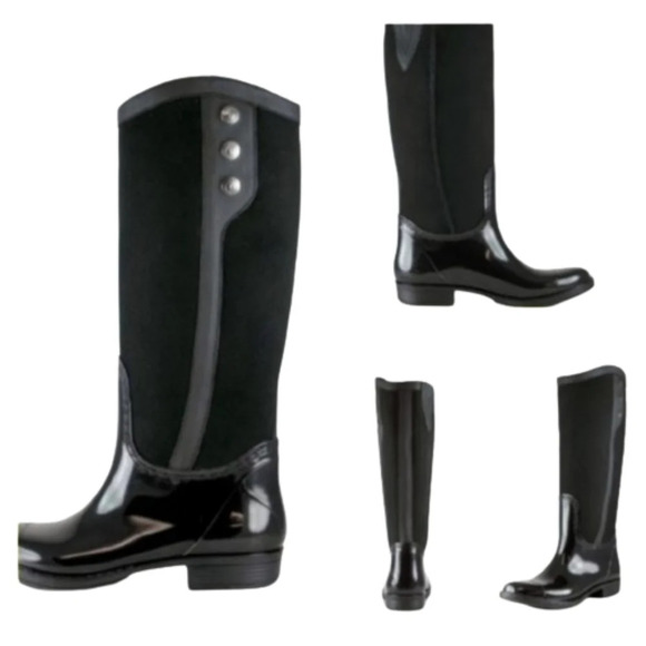 Dominion Australian shearling waterproof Tall‎ Wellie boots 40/10 - Picture 2 of 15